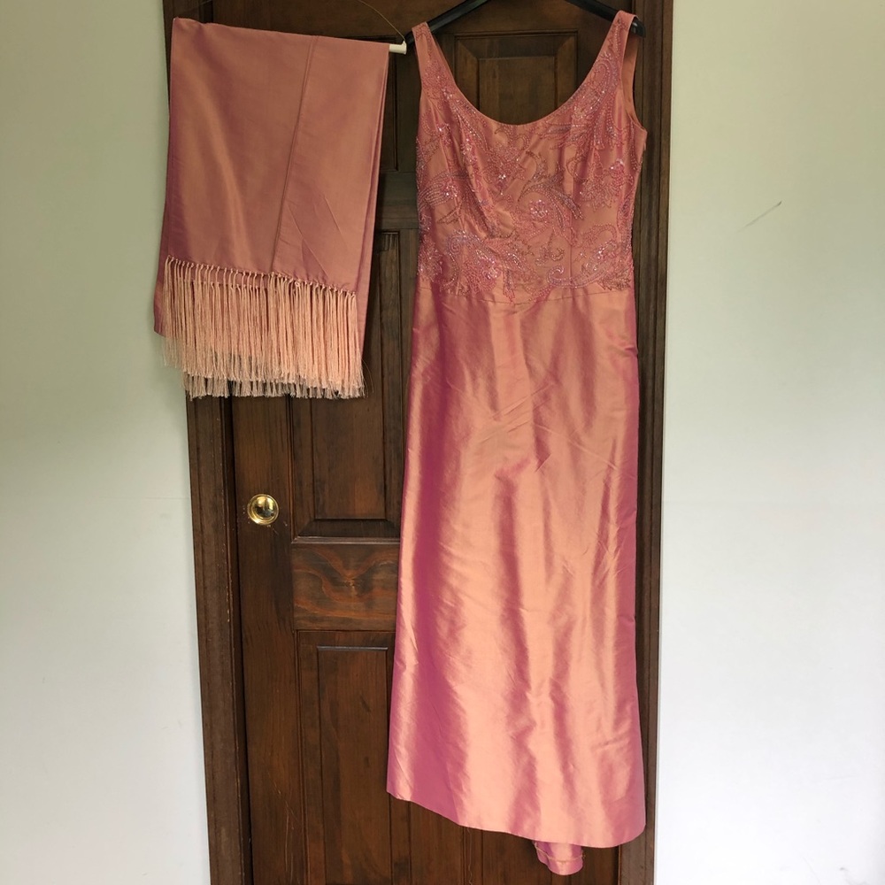 Full length Silk Bob Mackie Boutique gown